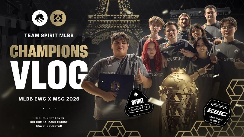 🚦🚦🚦 TEAM SPIRIT: MSC X EWC 2026. CHAMPIONS VLOG 🏆