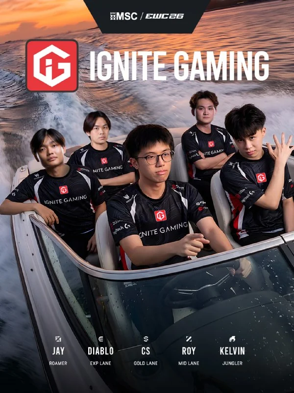 😎 Команда 🇸🇬 Ignite Gaming успешно выступили в рамках сингапурской лиги и готовы продолжать свой путь в Париже! В этом составе собраны любимцы болельщиков, молодые таланты и ветераны мировой арены.