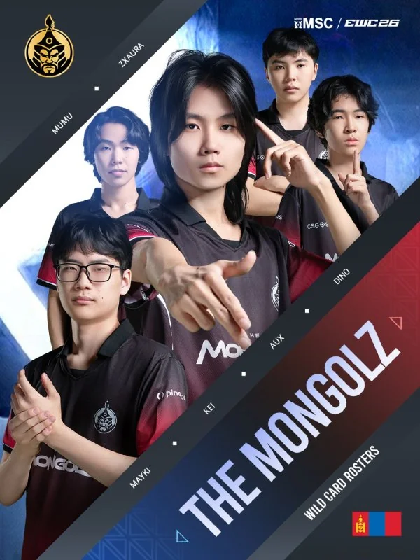 🤘 Монголия уже доказывала силу своего региона, преодолевая барьер Wild Card. Сможет ли опытный состав команды 🇲🇳 The Mongolz сделать это еще раз?